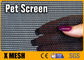 黒と灰 ペットレジスタント メッシュ 幅60インチ 30% PVC素材 犬の窓スクリーンとして