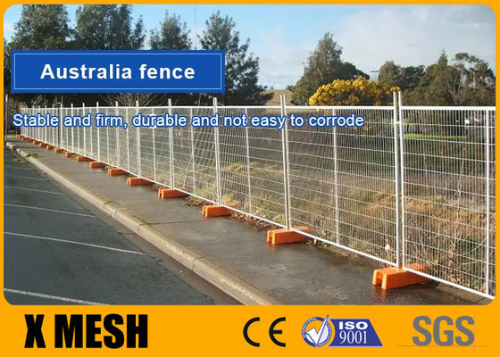 基盤との前に2400x2100mmの一時的な塀の網のオーストラリアの電流を通された標準