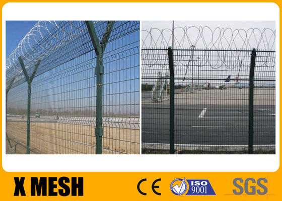 空港の保安の塀2.5m生命を使用して長い高い3mの長さの錆抵抗