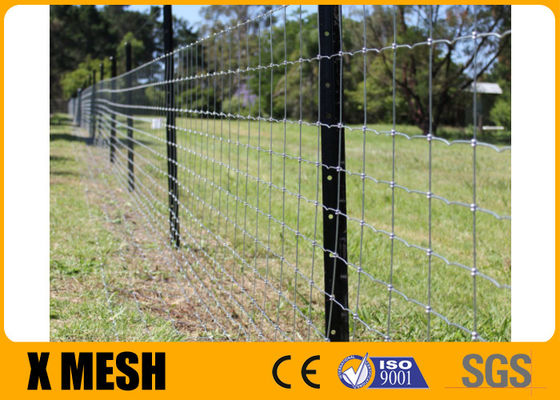 ワイヤー2.0mm金属の農場の塀ASTM A121は共同分野の塀に蝶番を付ける